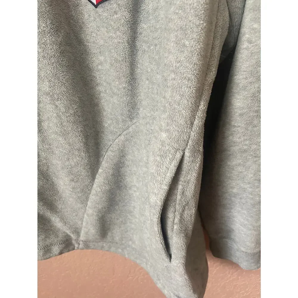 US Polo Assn XL 1/4‎ Zip Gray Fleece Pullover - Picture 11 of 13